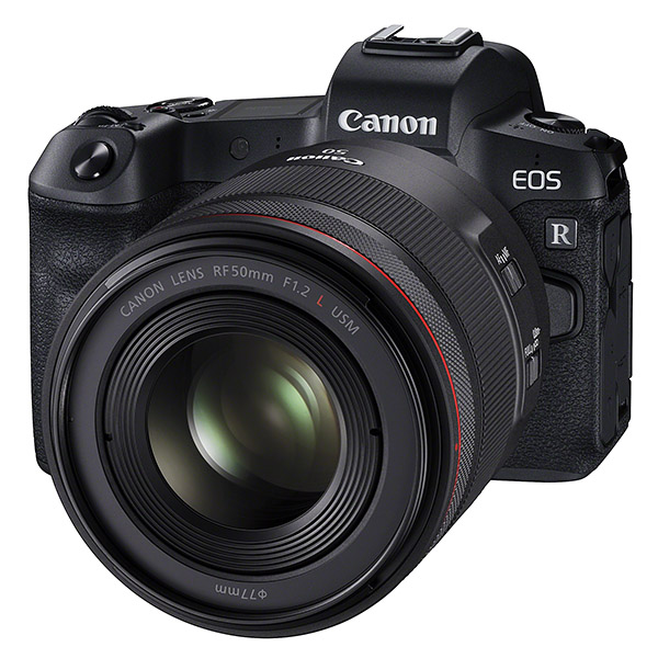 Canon EOS R, front