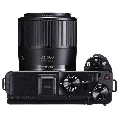 Canon PowerShot G3 X, top