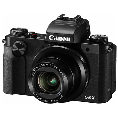 Canon G5 X, front