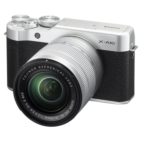 Fujifilm X-A10, front