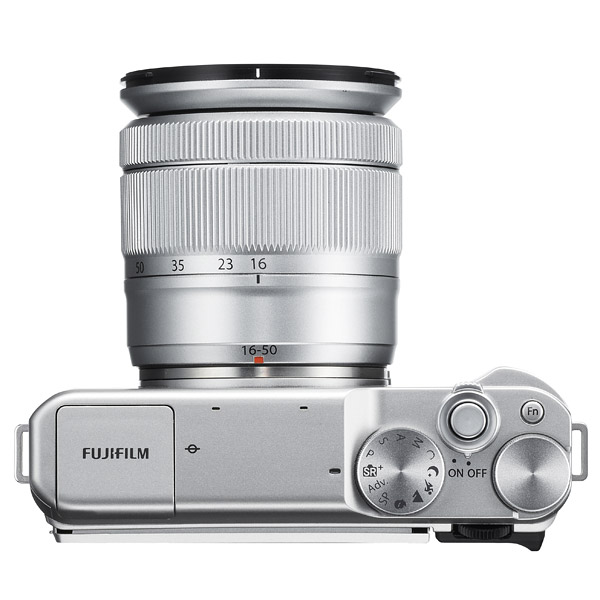 Fujifilm X-A10, top