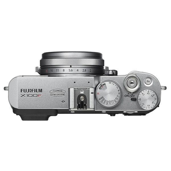 Fujifilm X100F, top