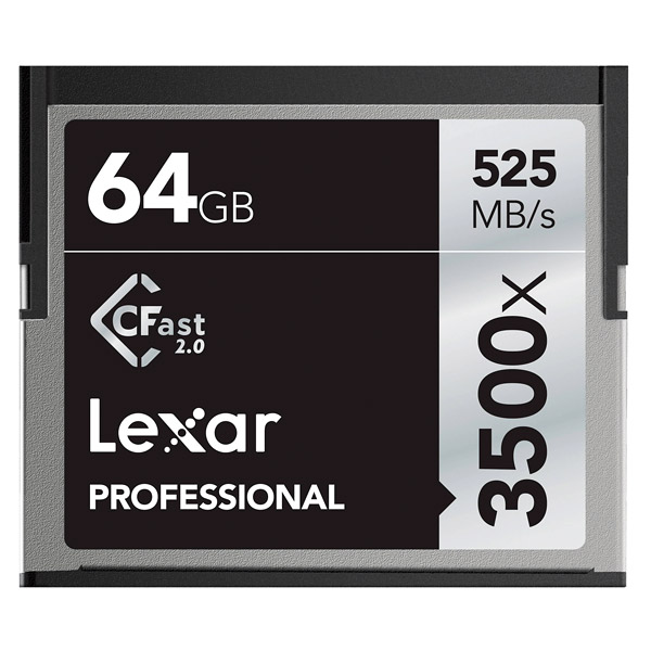 Lexar CFast Professional 64 GB (525 MB/s)