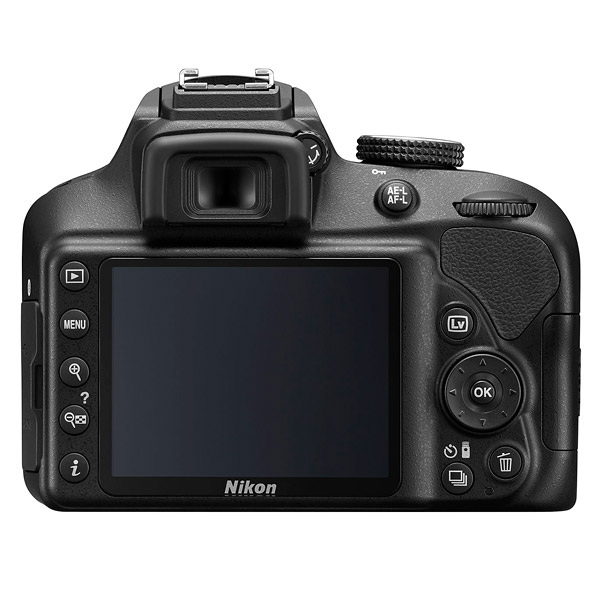Nikon D3400, back