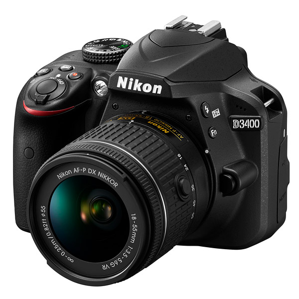 Nikon D3400, front