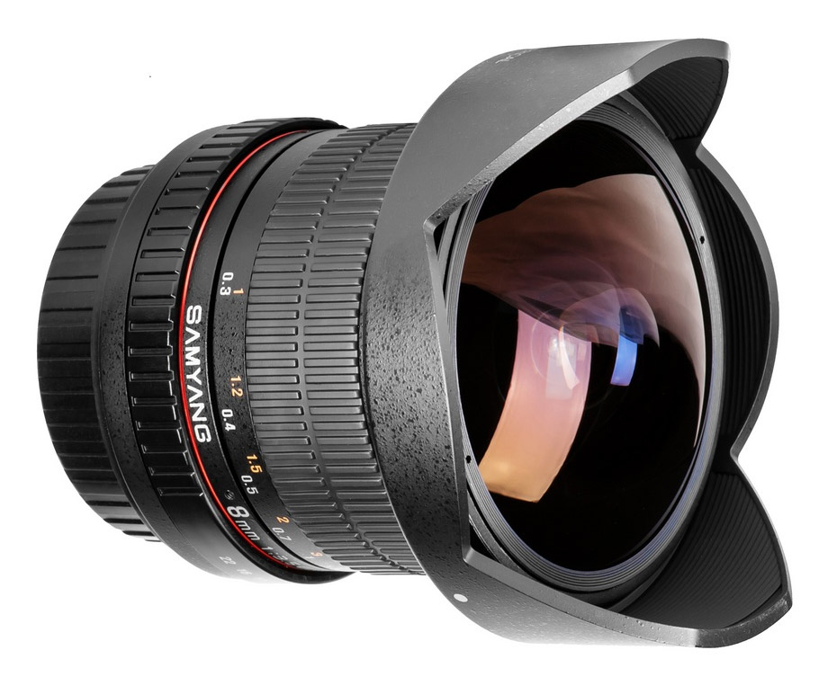 Samyang 8mm f/3.5 UMC Fish-eye CS II : Specifications and Opinions