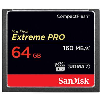 Sandisk CF Extreme Pro 64 GB (160 MB/s)