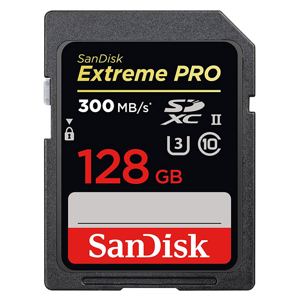 Sandisk SDXC Extreme Pro 128 GB (300 MB/s)