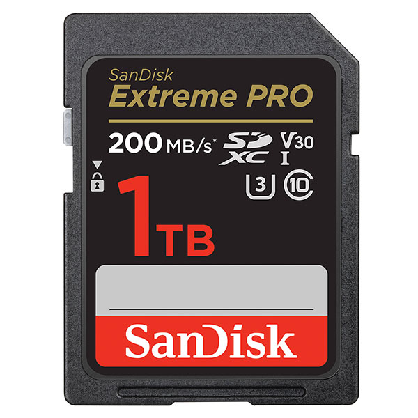 Sandisk SDXC Extreme Pro 1 TB (200 MB/s)