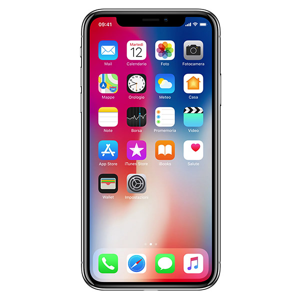Apple iPhone X, front