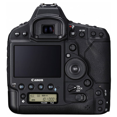 Canon 1DX Mark II, back