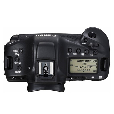 Canon 1DX Mark II, top