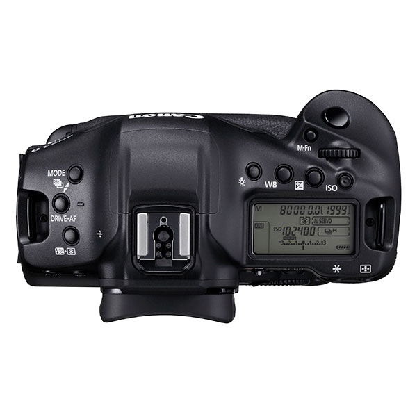 Canon 1DX Mark III, top