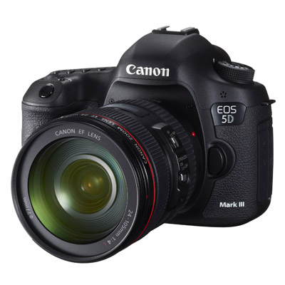 Canon 5D Mark III, front