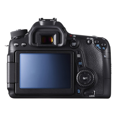 Canon 70D, back