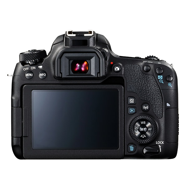 Canon 77D, back