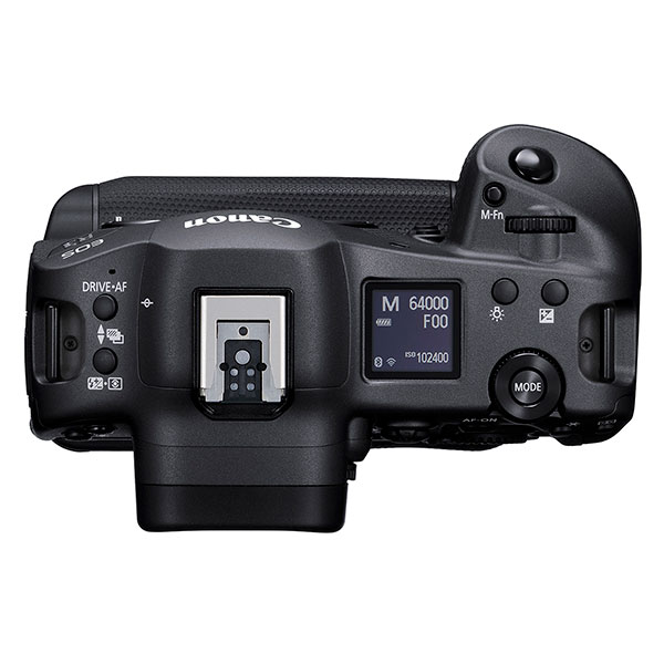 Canon EOS R3, top