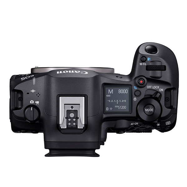 Canon EOS R5 Mark II, top