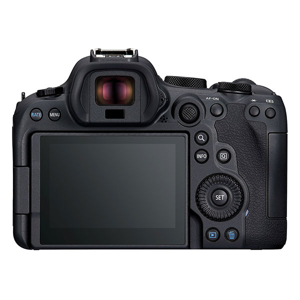 Canon EOS R6 Mark II, back