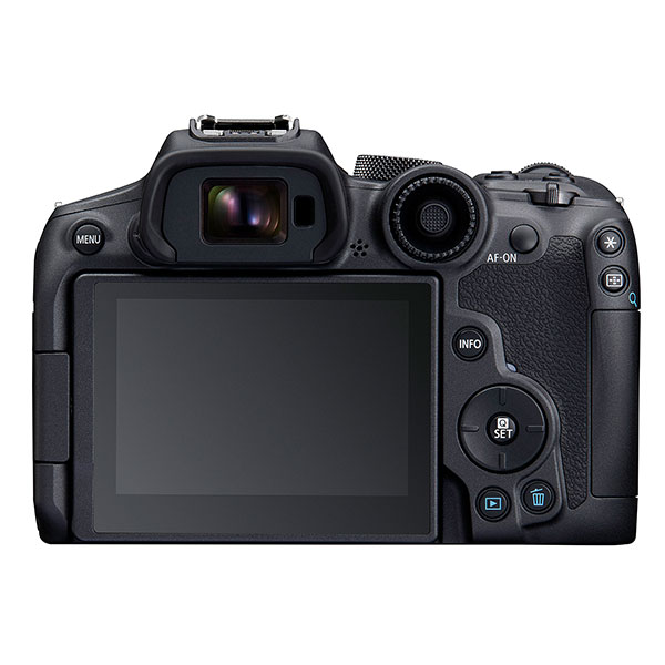 Canon EOS R7, back