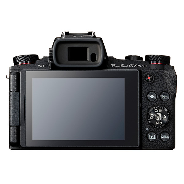 Canon G1X Mark III, back