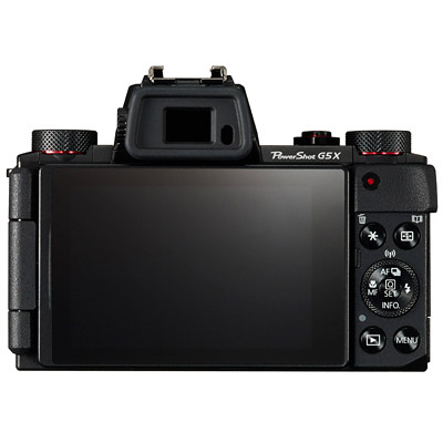 Canon G5 X, back