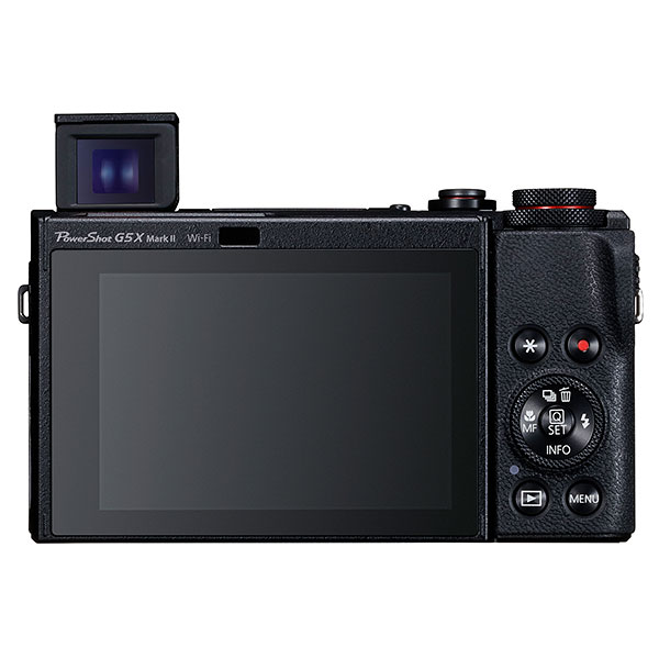 Canon G5 X Mark II, back