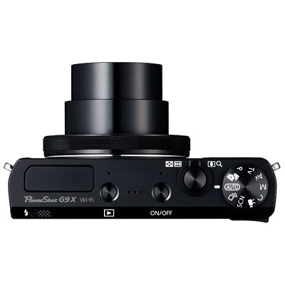 Canon G9 X, top