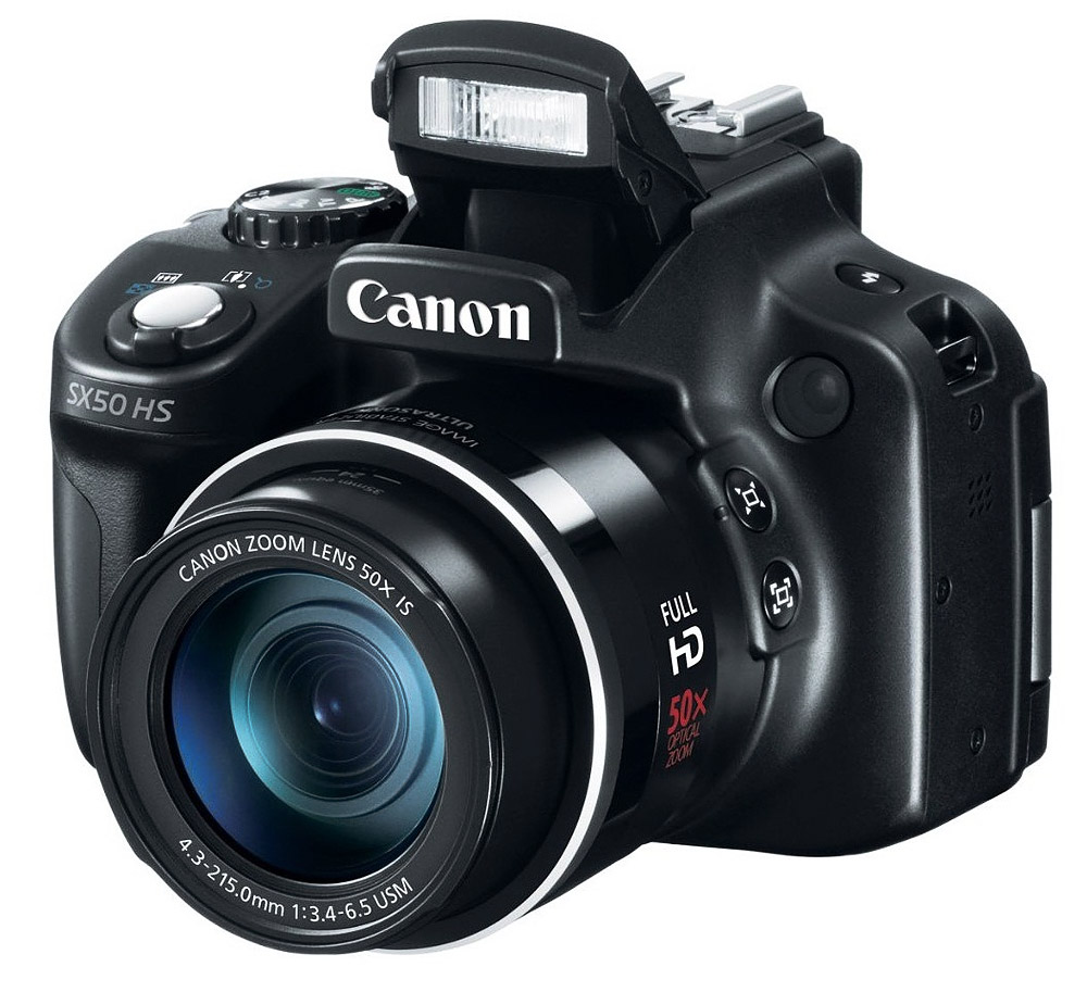 Navitech Custodia Rigida EVA Per Canon PowerShot SX50 HS - Nero, Con Divisori E Tracolla