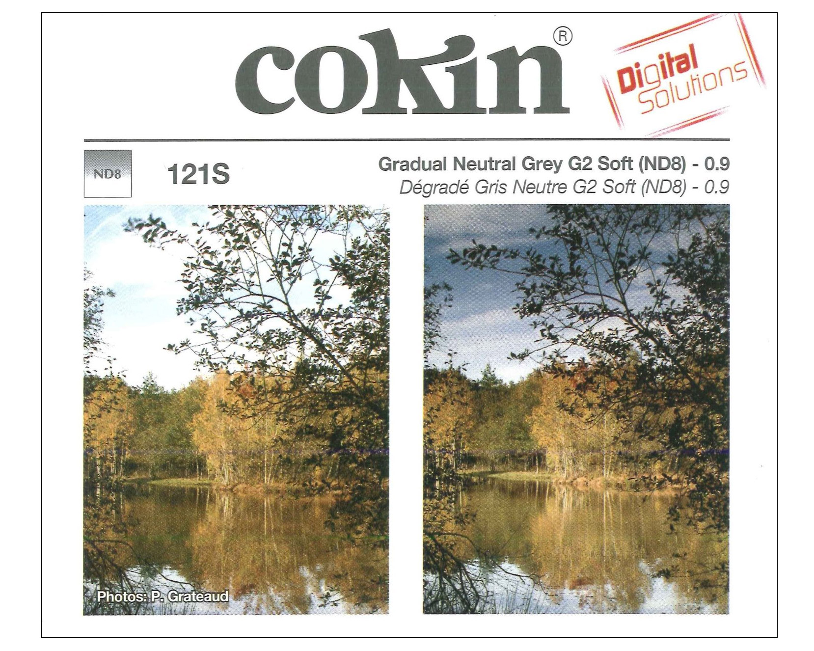 Cokin Gradual Grey G2 Soft ND8 (Creative, n.121S)