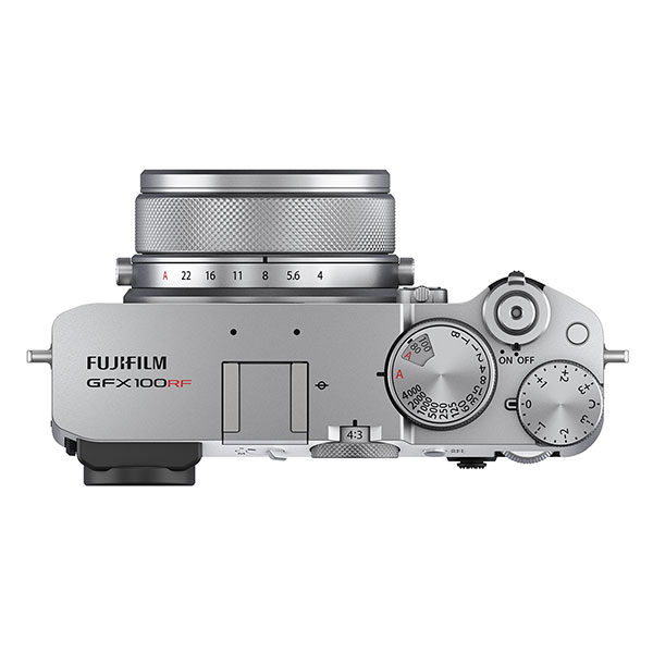 Fujifilm GFX100RF, top