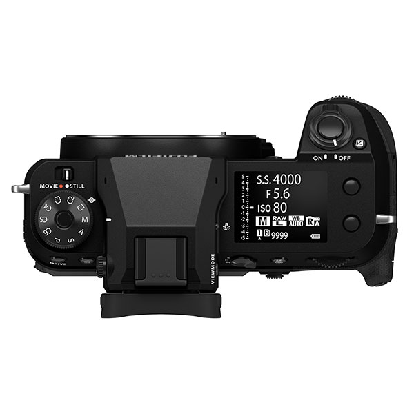 Fujifilm GFX100S II, top