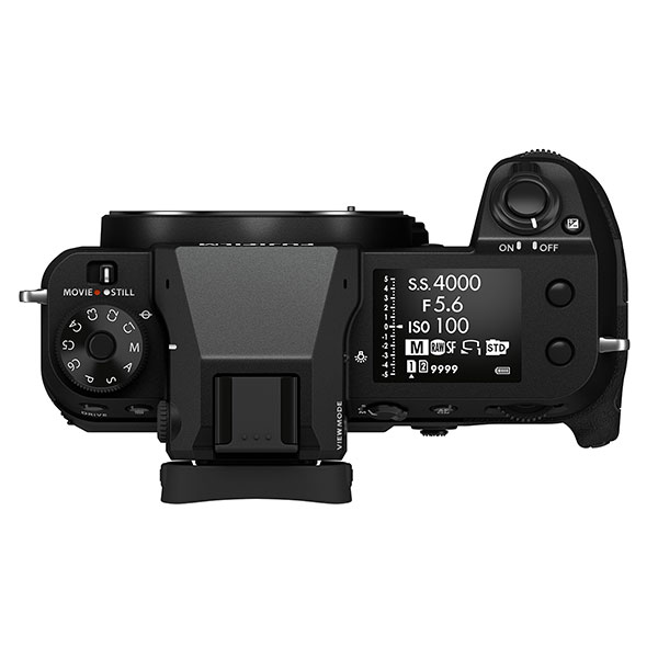 Fujifilm GFX100S, top