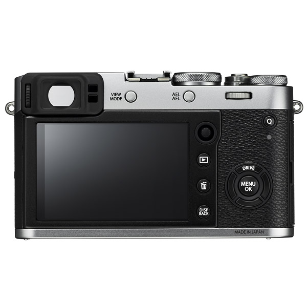 Fujifilm X100F, back