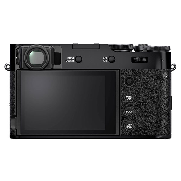 Fujifilm X100V, back