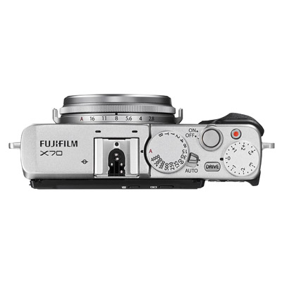 Fujifilm X70, top