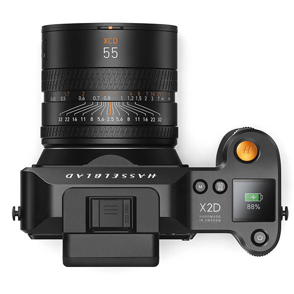 Hasselblad X2D 100C, top