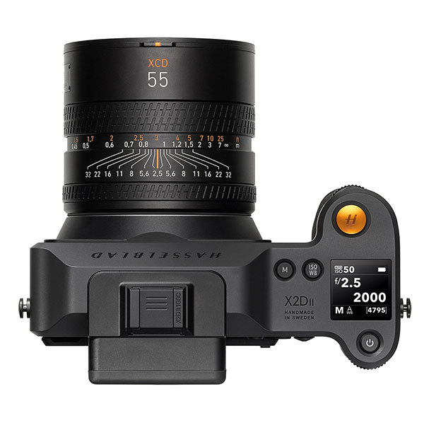 Hasselblad X2D II 100C, top