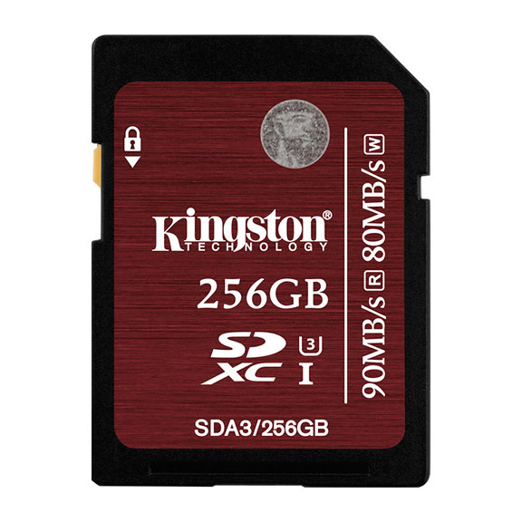 Kingston SDXC 256 GB r90w80 (90 MB/s)