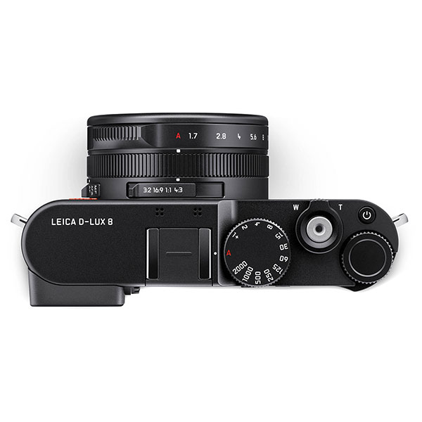 Leica D-Lux 8, top