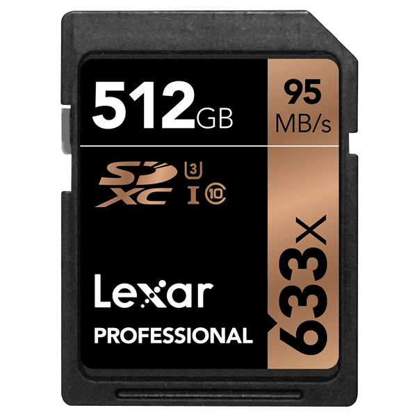 Lexar SDXC 512 GB (95MB/s)