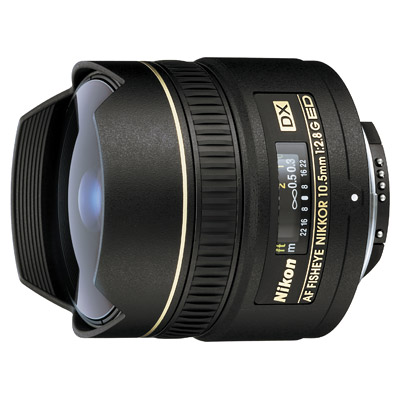 Nikon AF DX 10.5mm f/2.8 G ED Fisheye