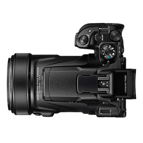 Nikon Coolpix P1100, top