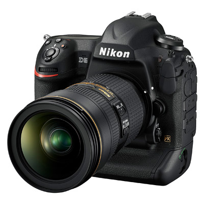 Nikon D5, front