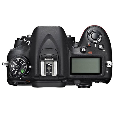 Nikon D7100, top