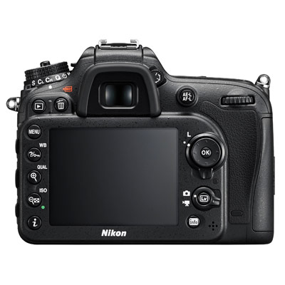 Nikon D7200, back