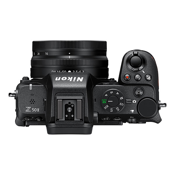 Nikon Z50 II, top