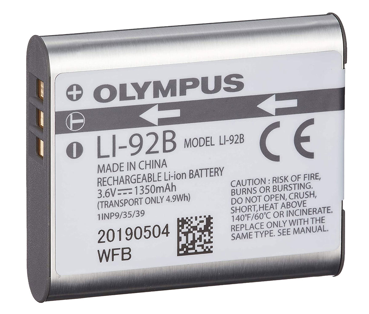 Olympus LI-92B : Caratteristiche e Opinioni | JuzaPhoto