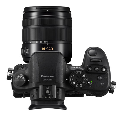 Panasonic GH4, top