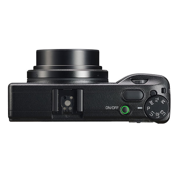 Ricoh GR IIIx, top